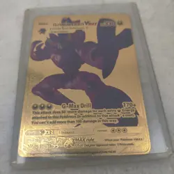 Pokemon RARE card Grimmsnarl VMAX Gold 115/189 Darkness Ablaze Holo foil 330 HP - Image 1