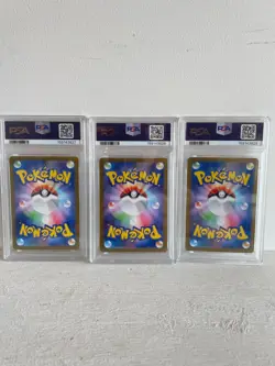 PSA 10 Meowth ex SAR 114/080 Sequential Set of 3 Japanese Pokemon Card M3 - Image 5