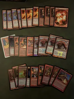 Mtg Collection Lot#5 Red 122 cards - Image 3