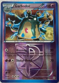 Garbodor 66/135 Reverse Holo Rare Team Plasma Pokemon TCG Card Plasma Storm 2013 - Image 1