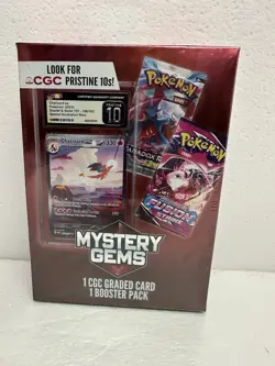 Pokemon Mystery Gems 1 CGC Graded Card & 1 Booster Pack 2025 New Sealed Box NWT - Image 3