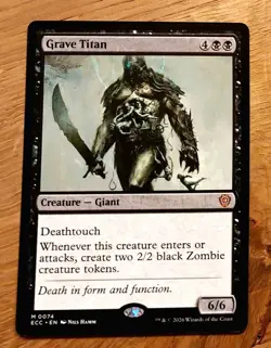 Mtg Magic: Grabes-Titan, Grave Titan, English, Mythic, Giant, Zombie - Image 1