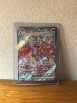 Pokemon Charizard ex Full Art Promo 074 SV: Scarlet & Violet Holo 330 HP English - Image 1