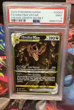 2023 Pokemon Sword & Shield Crown Zenith GG69 Giratina VSTAR PSA 9 131786895 - Image 1