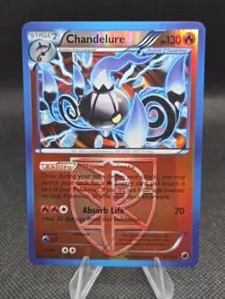 Chandelure (Reverse Holo) 16/116 Pokemon Plasma Freeze - NM - Image 1