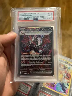 2024 Pokemon Paldean Fates Charizard Ex SIR #234 PSA 9 - Image 1