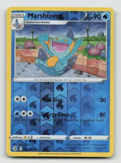MARSHTOMP 063/264 Uncommon Reverse Holo Pokemon FUSION STRIKE - Image 1