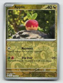 APPLIN 138/191 Common Reverse Holo Pokemon SURGING SPARKS - Image 1
