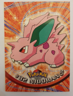 Pokemon Card Nidoran #32 TOPPPS Series 1 Blue Logo 1st Print NEAR MINT Non-Holo! - Image 1