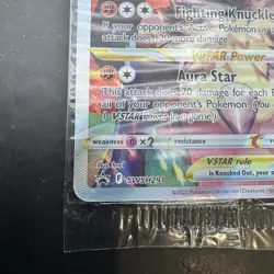 Lucario VSTAR SWSH291 Black Star Promo Pokemon Card Still Sealed Rare Tcg NM - Image 3