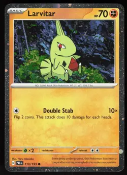 Larvitar 110/193 Holo Promo Miscellaneous Cards & Products Pokemon Holo NM - Image 1