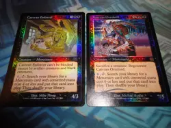 MTG Magic Foil Cateran Overlord & Cateran Enforcer both EX/LP- Mercadian Masques - Image 1