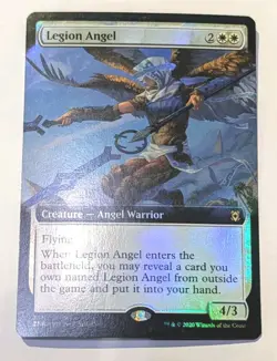 Legion Angel (Extended Art) Zendikar Rising Foil - MTG RARE - Image 1
