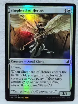 Shepherd of Heroes 038/280 Foil Zendikar Rising Magic: The Gathering - Image 1