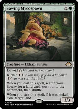 Sowing Mycospawn #170 (MP) Modern Horizons 3 MH3 Magic MTG - Image 1