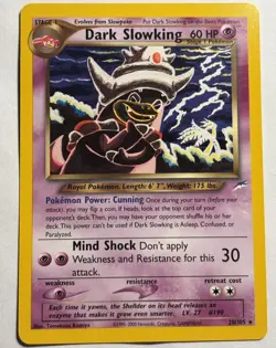 Dark Slowking 20/105 Neo Destiny Unlimited Edition LP - Image 1