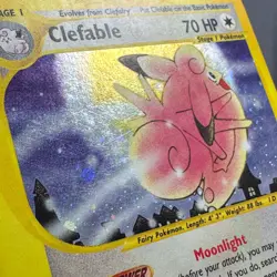 MP Clefable 7/165 Holo Rare Expedition Base Set Pokemon 2002 Kagemaru Himeno - Image 4