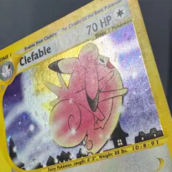 MP Clefable 7/165 Holo Rare Expedition Base Set Pokemon 2002 Kagemaru Himeno - Image 5