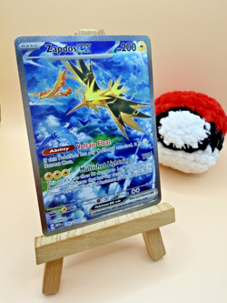 Zapdos ex 202/165 Special Illustration Rare Scarlet & Violet 151 Pokemon Card - Image 1