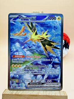 Zapdos ex 202/165 Special Illustration Rare Scarlet & Violet 151 Pokemon Card - Image 3
