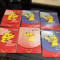 McDonald’s 2021 Pokemon 25th Anniversary Packs 6x - Image 2