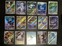 Joblot 15 Japanese AR CHR Pokemon Cards Bundle Pikachu 173/165 Eevee 078/066 - Image 1