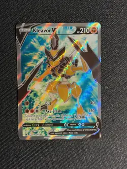 Kleavor V (Full Art) SWSH248 Holo Promo Sword & Shield Promo Pokemon LP - Image 2