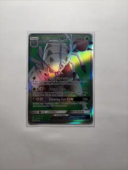 Pokemon Golisopod GX Ultra Rare Full Art Holo 129/147 SM Burning Shadows EN NM - Image 1