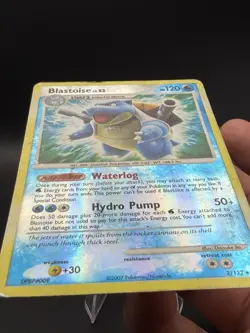 Blastoise Pokemon TCG Secret Wonders 2/132 Holo Rare Reverse Holo Eng 120 HP - Image 2