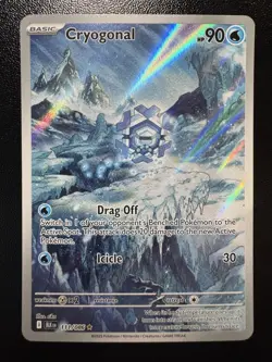 Pokemon TCG Cryogonal 111/086 Sv: Black Bolt Illustration Rare Holo Card - Image 1