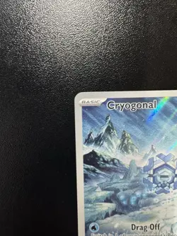 Pokemon TCG Cryogonal 111/086 Sv: Black Bolt Illustration Rare Holo Card - Image 3