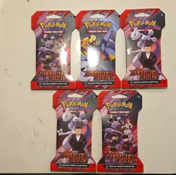 The Pokemon Company Int'l Pokemon TCG Destined Rivals 10-Card Boosters Lot of 5 - Image 1