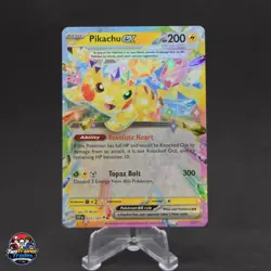 Pikachu ex Double Rare SV08: Surging Sparks 057/191 NM Pokemon - Image 1