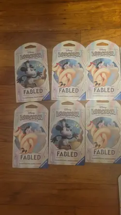 Disney Lorcana Fabled (24) Sleeved Booster Packs*** - Image 3