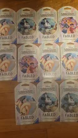 Disney Lorcana Fabled (24) Sleeved Booster Packs*** - Image 5
