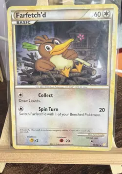 Farfetch'd 19/123 2010 HeartGold SoulSilver Pokemon Card TCG Non Holo Rare - Nm - Image 1