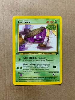 1st Edition FRENCH Grimer 57/82 Team Rocket - Common Pokemon Card - NM/Mint - Image 1
