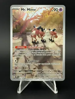 Mr. Mime 179/165 Sv: Scarlet & Violet 151 Holo Pokemon Near Mint - Image 1