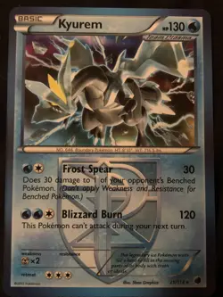 Pokemon TCG Kyurem 31/116 Rare Base Card B&W Gen Plasma Freeze Set - NM - Image 1