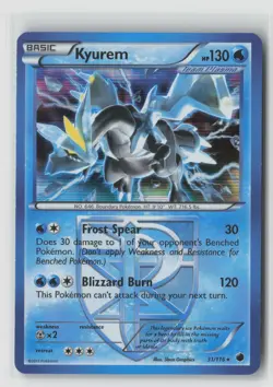 KYUREM 31/116 PLASMA FREEZE HOLO RARE POKEMON TCG LP - Image 1
