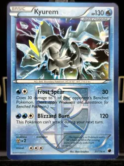 Pokemon Card Kyurem 31/116 Plasma Freeze - Regular Rare - Image 3