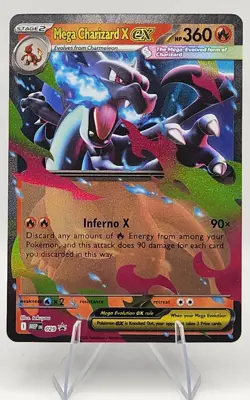 Mega Charizard X EX 029 Promo – Mega Evolution Tin – Pokemon TCG – NM – IN HAND - Image 1