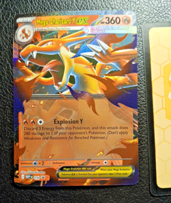 Pokemon TCG, Mega Charizard Y EX Ascended Heroes 030 Promo + Code Card from Tin - Image 1