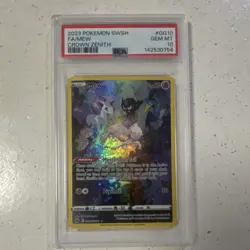 Pokemon TCG Mew GG10/GG70 Crown Zenith Galarian Gallery Ultra Rare Holo PSA 10 - Image 1