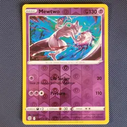 Mewtwo 056/172 - Brilliant Stars - Rare Reverse Holo Pokemon Card - NM - Image 1