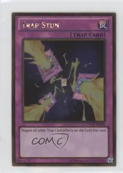 Trap Stun Unlimited YuGiOh Premium Gold #PGLD-EN090 - Image 1
