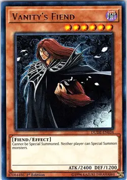 Yugioh Vanity's Fiend DUDE-EN034 Ultra Rare 1st Edition NM - Image 1
