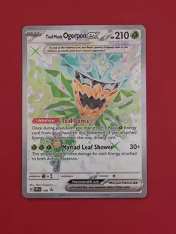 Teal Mask Ogerpon ex 166 Sv: Scarlet & Violet Promo Cards Holo - Image 1