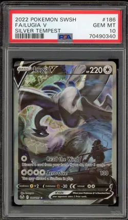 Pokemon Lugia V Silver Tempest Full Alt Art #186 PSA 10 Gem Mint - Image 1
