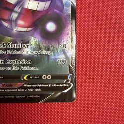 Pokemon TCG Gengar v Fusion Strike Holo Card 156/264 Swsh08 - Image 4
